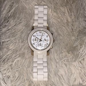 White & Gold Michael Kors Watch